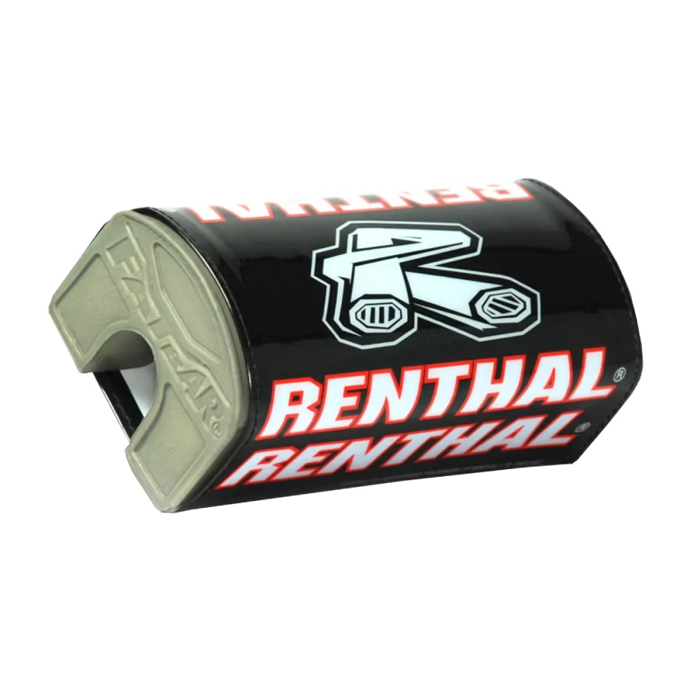 Handlebar pad Renthal black and red - Handlebar without crossbar Handlebar pad Renthal black and red - Handlebar without crossbar