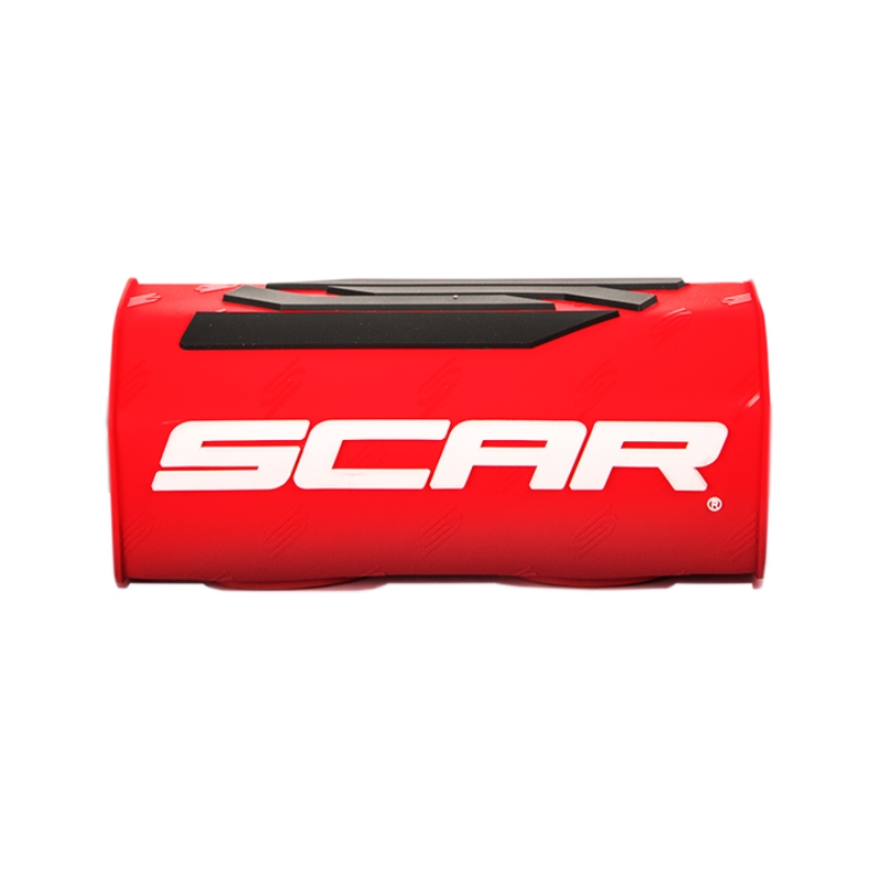 Handlebar pad Scar red and white - Handlebar without crossbar Handlebar pad Scar red and white - Handlebar without crossbar