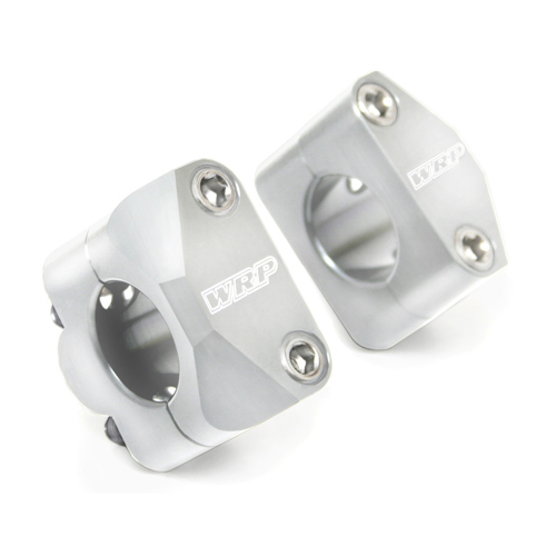 Adapter kit for 28.6 mm handlebars on triple clamps da 22 mm grey - WRP Adapter kit for 28.6 mm handlebars on triple clamps da 22 mm grey - WRP