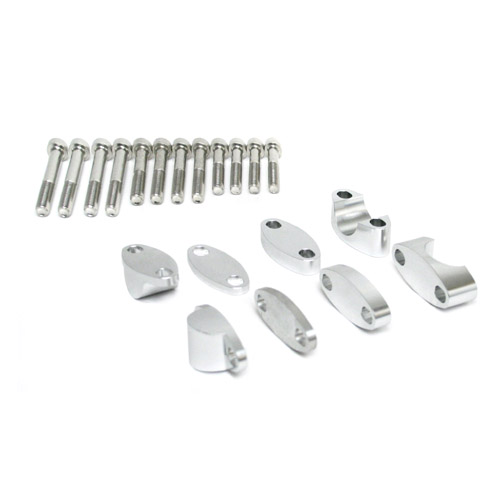 Handlebar riser kit 22 mm grey - WRP Handlebar riser kit 22 mm grey - WRP