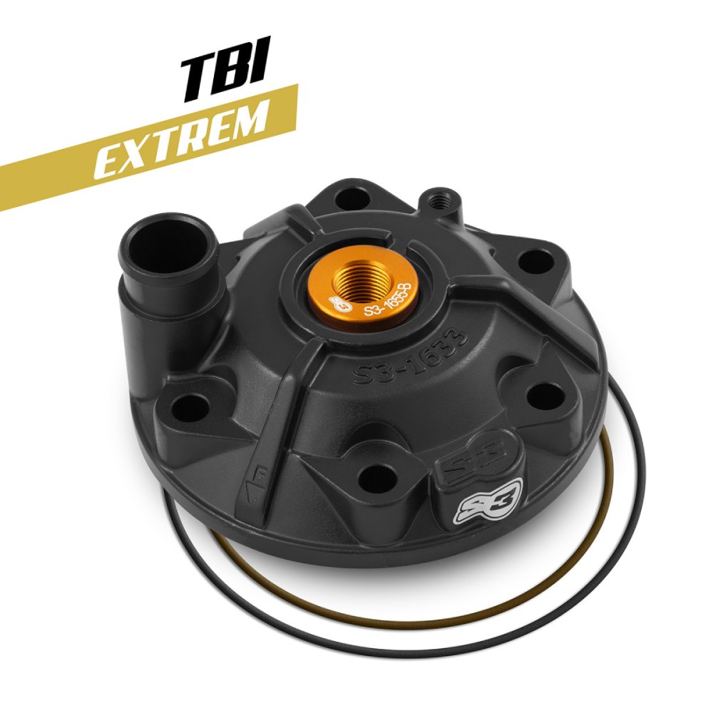Cylinder head S3 KTM 250 SX (23-27) - Extreme black XTR-3361-250-B